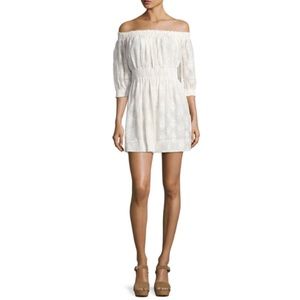 Rebecca Taylor "Selina" White Embroidered Dress
